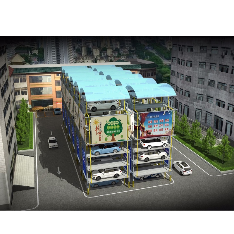 China Fabricante de equipamento de estacionamento inteligente carrossel para construção externa de sistema de estacionamento rotativo de circulação vertical
